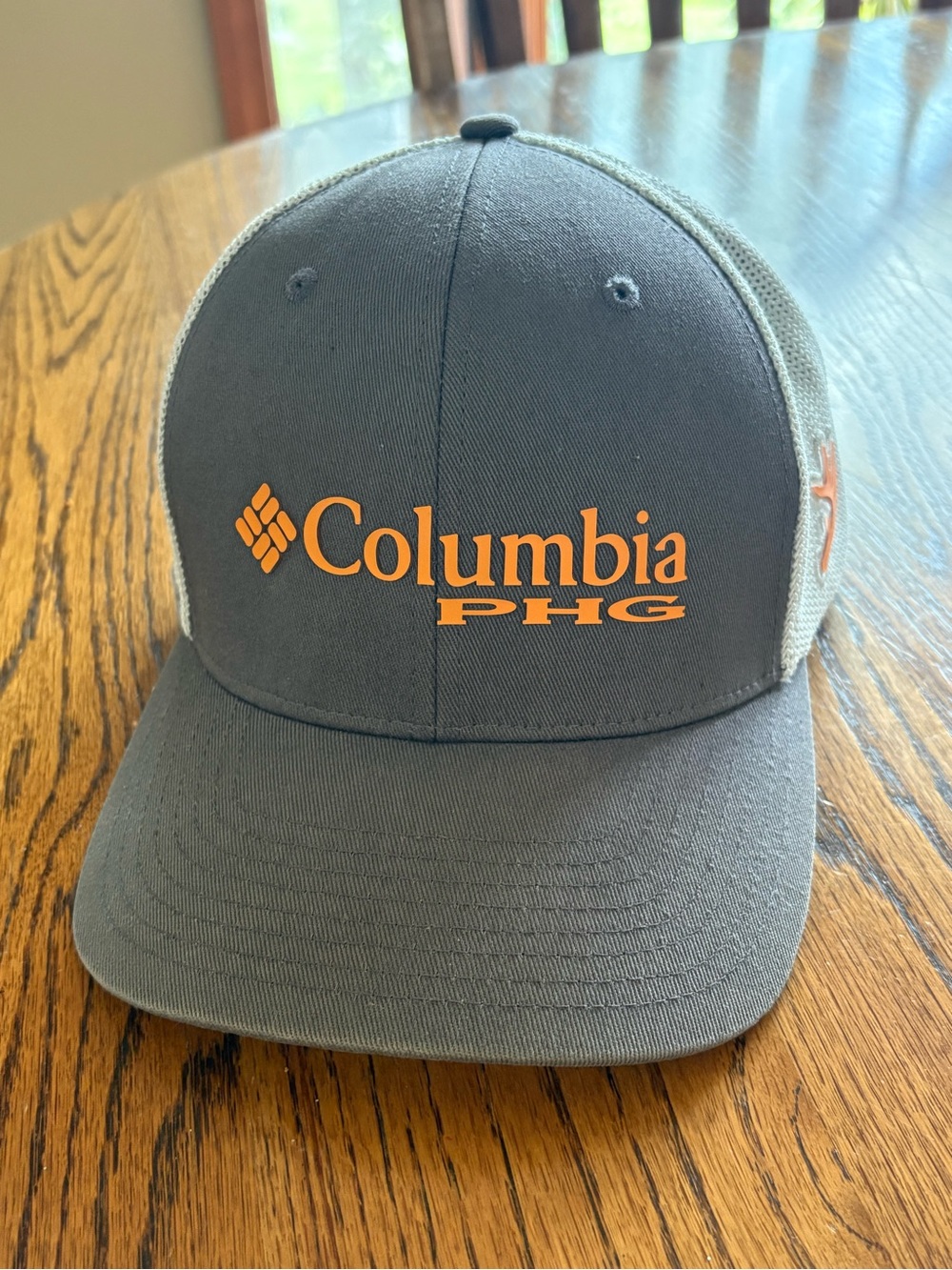 Columbia PHG Gray and Orange Logo Cap